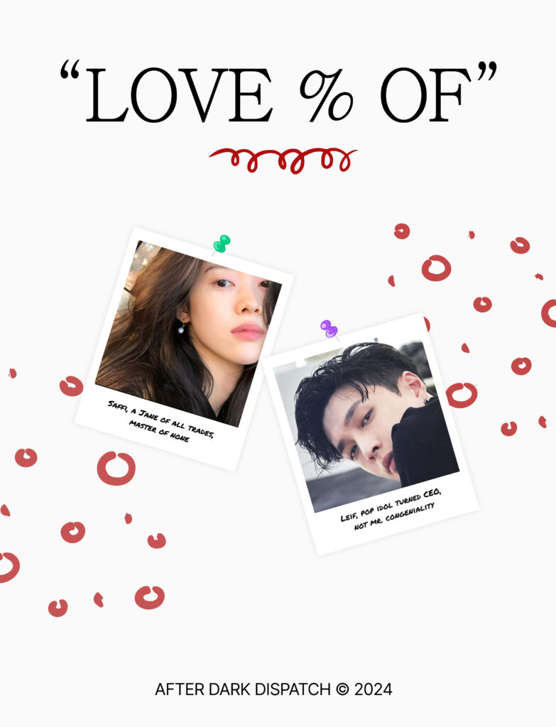 graphic teaser of "Love % Of"