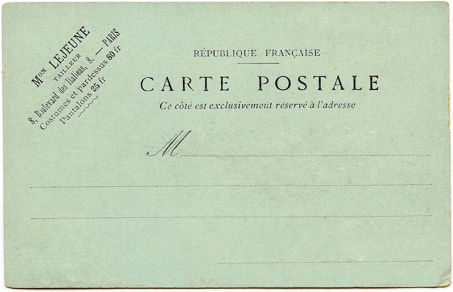 vintage mail image - carte postale | After Dark Dispatch